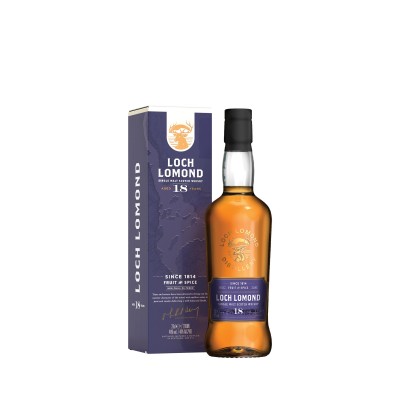 LOCH LOMOND 18 YEAR OLD SINGLE MALT  GIFT CARTON